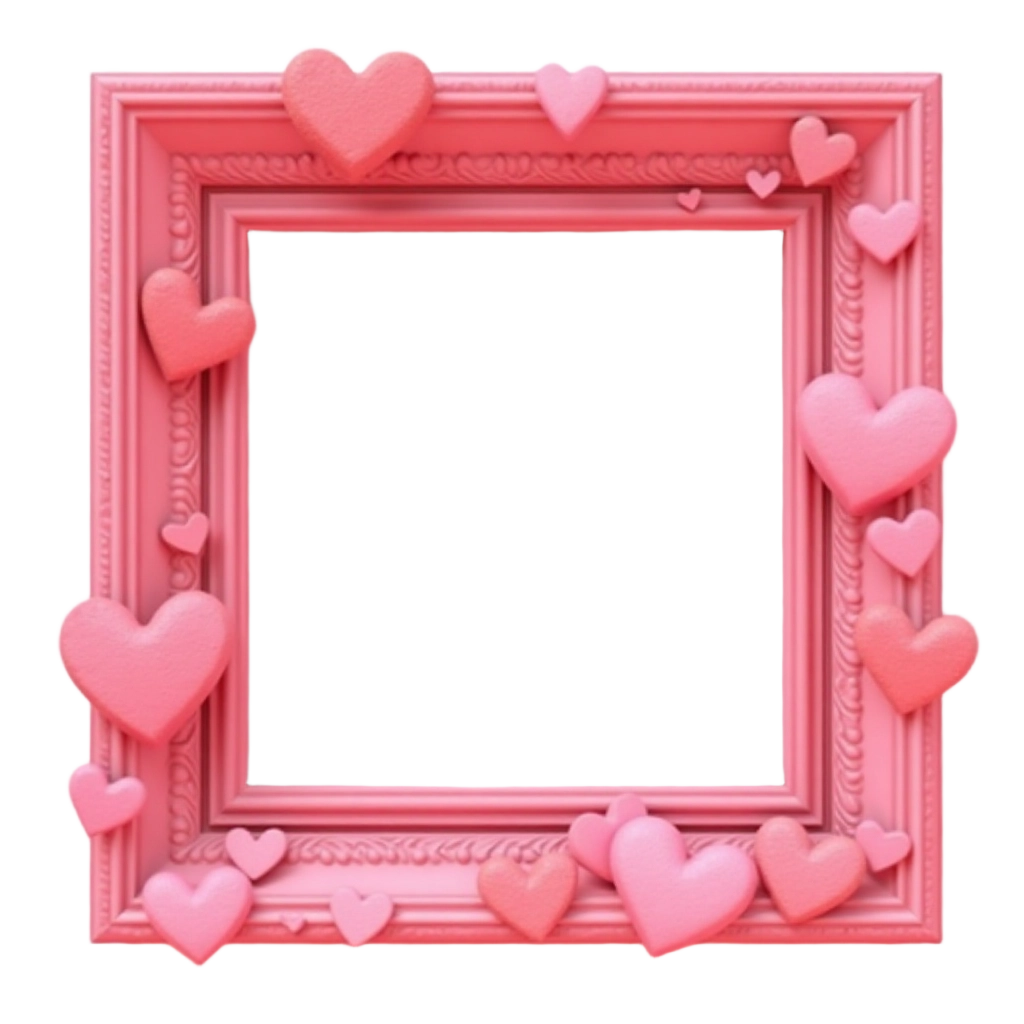 Pink Heart Frame